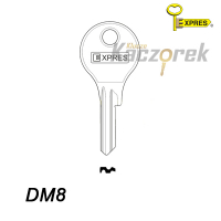 Expres 232 - klucz surowy mosiężny - DM8